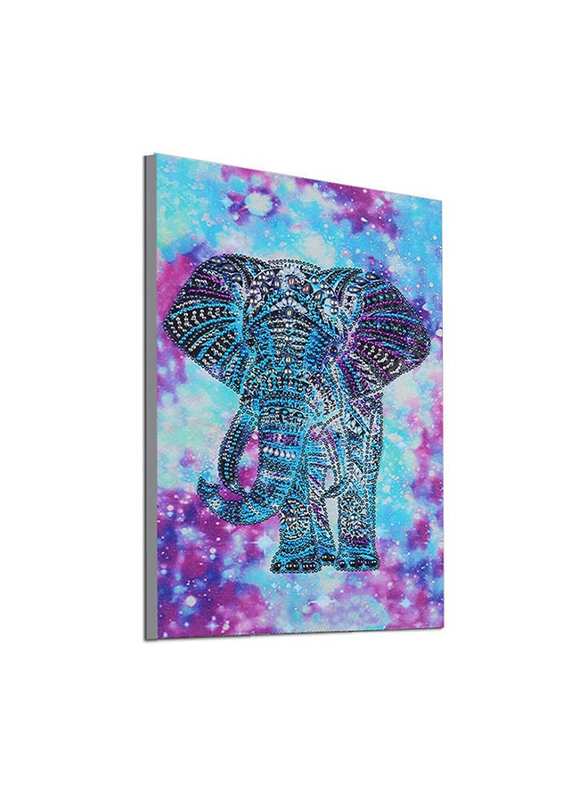 NIBEMINENT Diamond Painting Special Shaped Drill Embroidery Home Decoration Blue 40*2*30cm  - Image 1