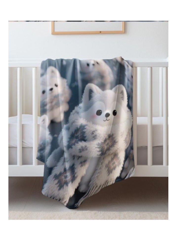 general Children's or student cartoon flannel thin blanket (warm and comfortable, suitable for sleep, games) 100cm*150cm - Image 4