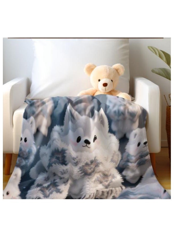 general Children's or student cartoon flannel thin blanket (warm and comfortable, suitable for sleep, games) 100cm*150cm - Image 5