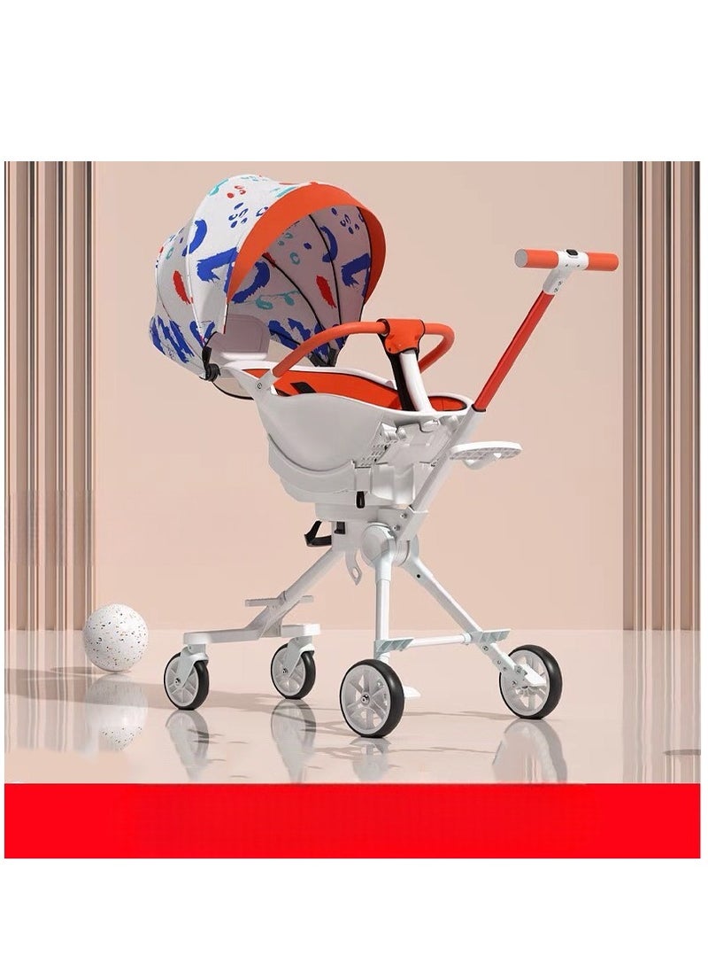 Generic Conveniently foldable toddler and baby stroller designed for travel featuring a lightweight build compact design ample storage basket adjustable recline and easy one hand folding mechanism.  - Image 4