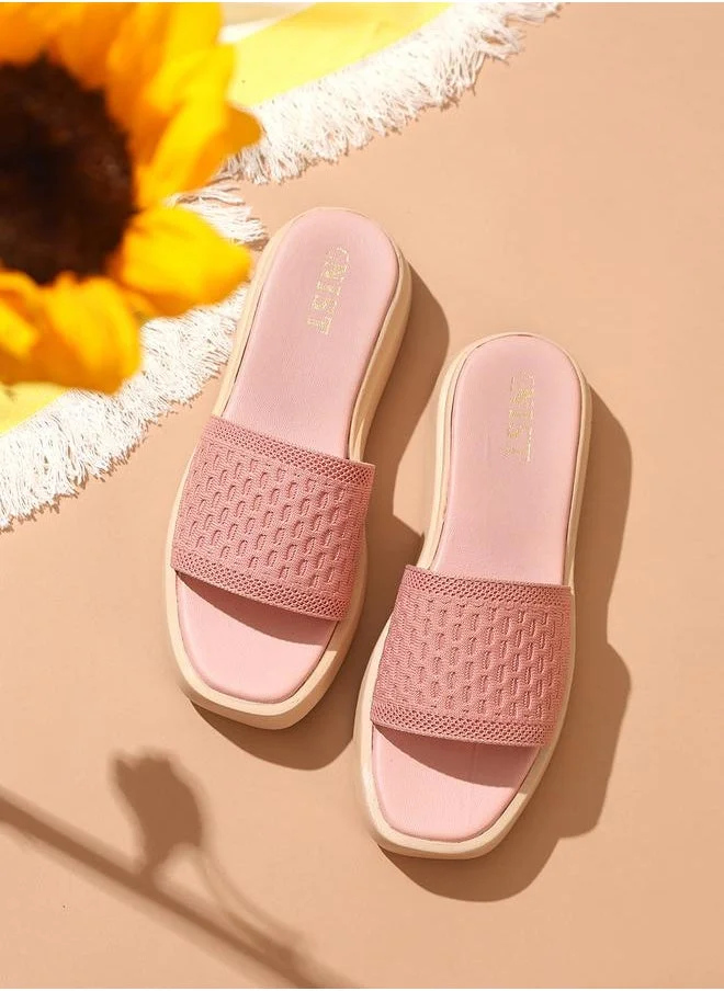 GNIST Comfort Strap Flatform Sandals by Styli