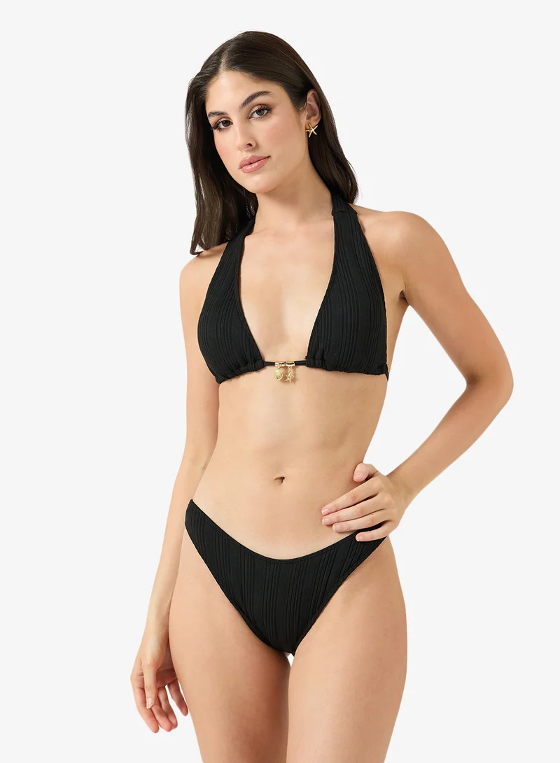 Ginger 2PC Plunge Neck Bikini Set