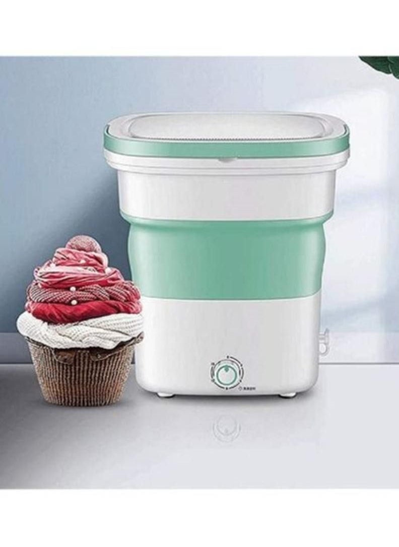 Generic - Portable Mini Folding Washing Machine, Magic Foldable Small Clothes Washing Machine Washer Laundry Tub Wash Machine for Travelling Apartment - Image 1