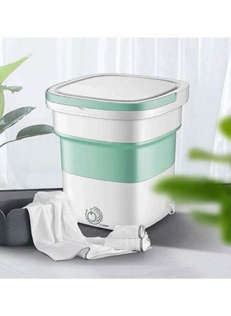 Generic - Portable Mini Folding Washing Machine, Magic Foldable Small Clothes Washing Machine Washer Laundry Tub Wash Machine for Travelling Apartment - Image 1