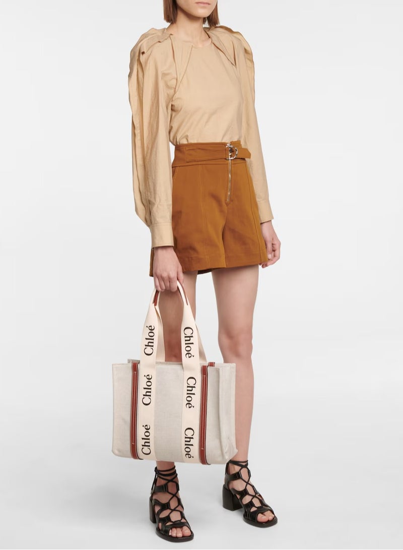 Chloe Chloé Woody Canvas Tote Bag - Image 2