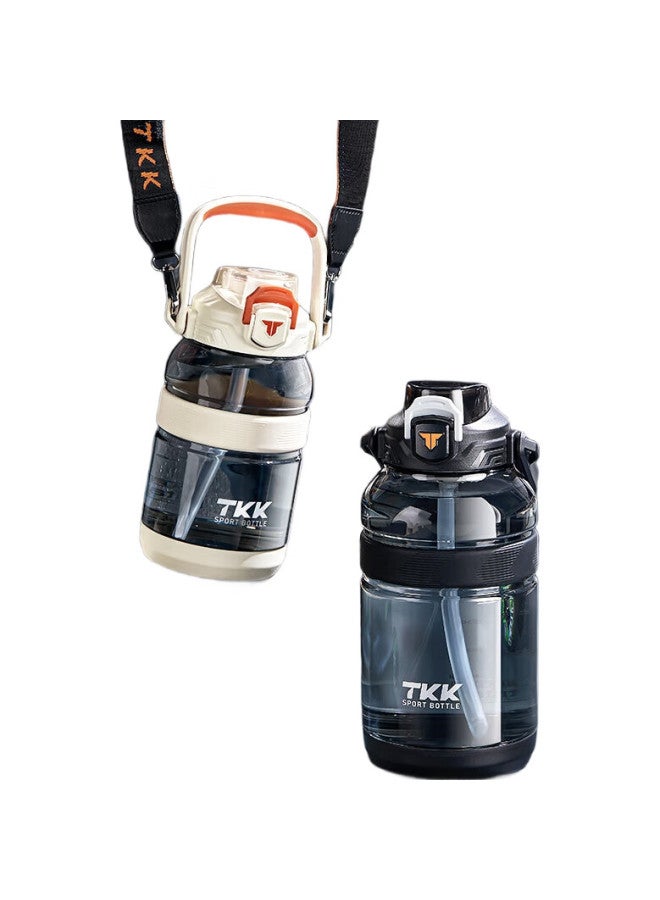 Tkk Sports Water Bottle, Large Capacity, Tritan Material, Heat-Resistant, Food-Grade, Children'S Cup, Student Wide-Body Cup - Image 3