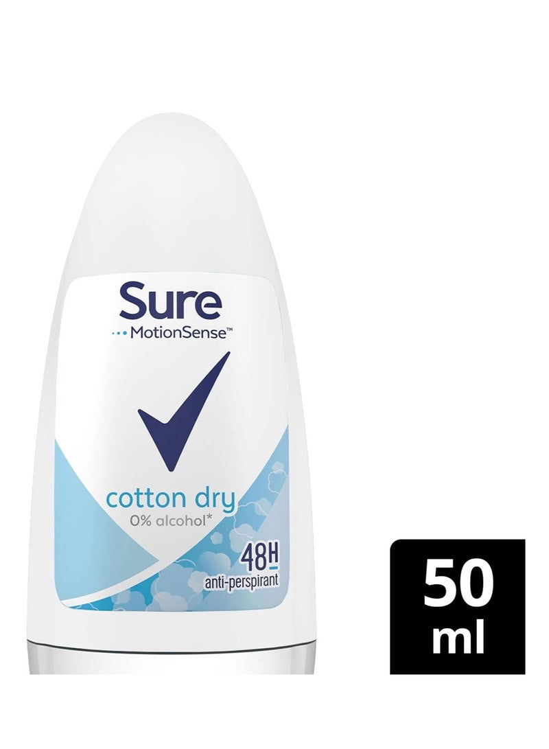 Sure رول أون مضاد للتعرق من شور قطن فريش، 50 مل - Image 2