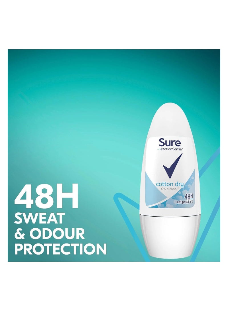 Sure رول أون مضاد للتعرق من شور قطن فريش، 50 مل - Image 3