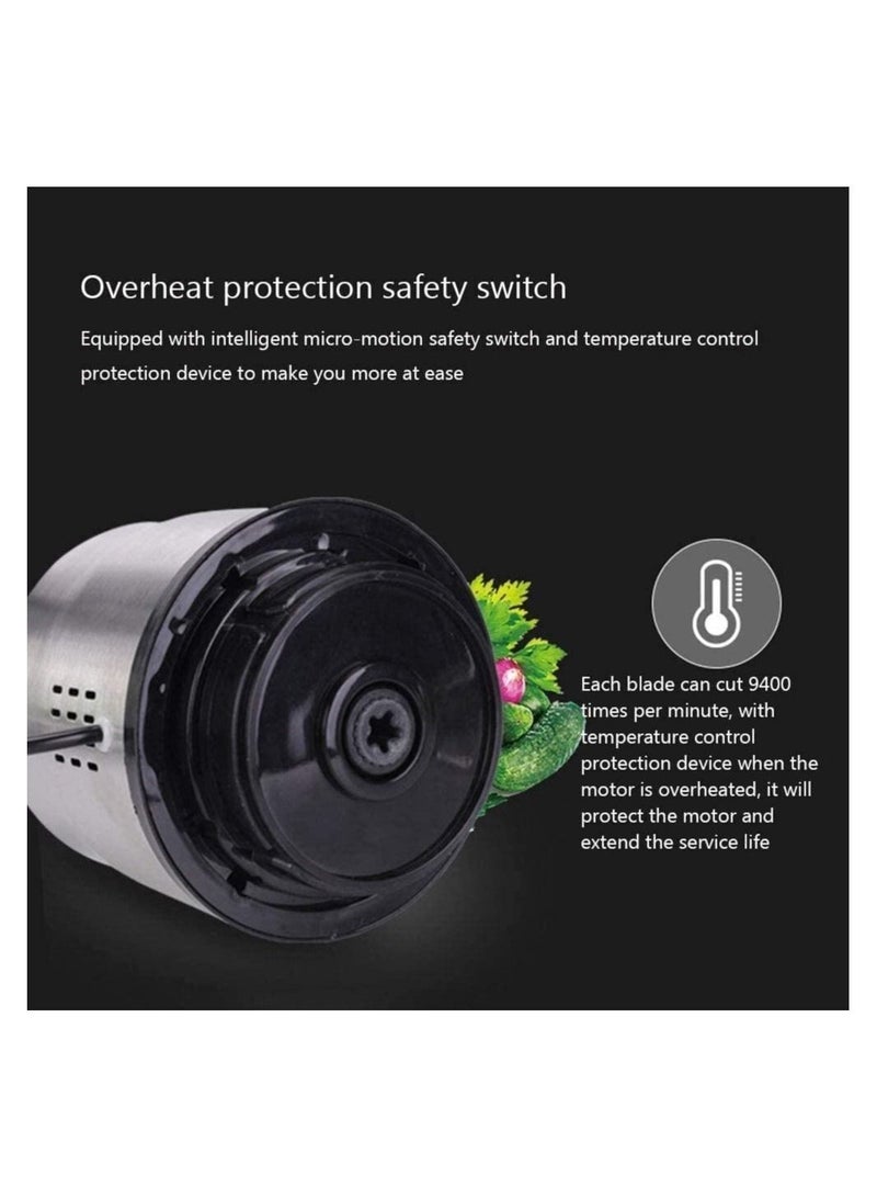 Eworld Electric Meat Chopper and Grinder, Stainless Steel Food Processor for Vegetable and Fruits 6L - Image 5