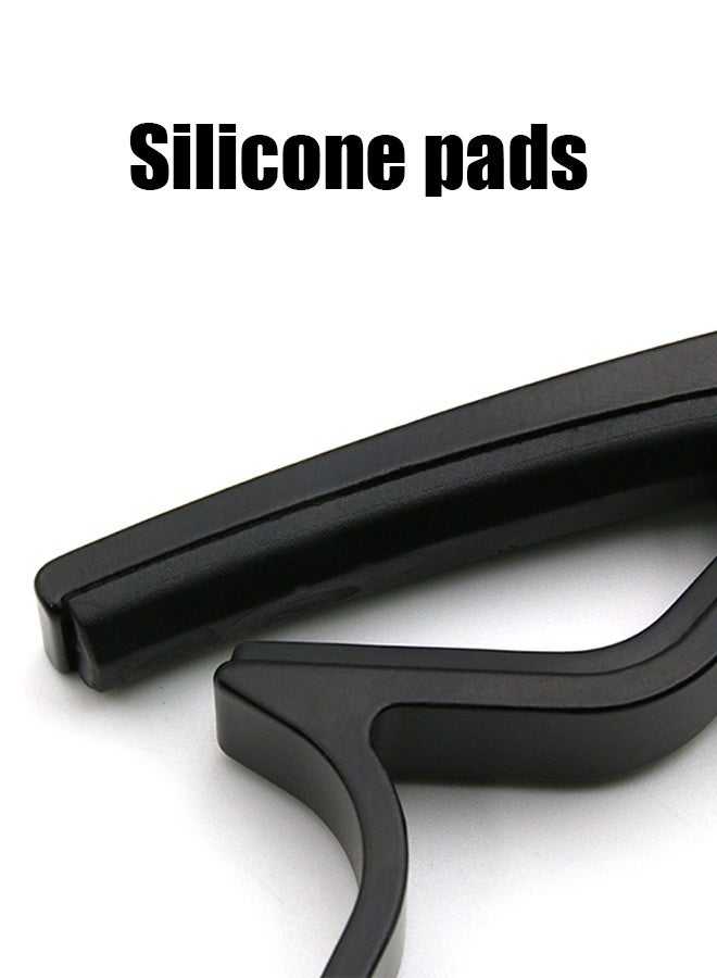 Generic Brand Quick Release Guitar Capo Clamp-Black  - Image 2
