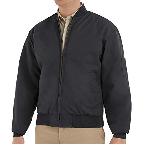 Red Kap mens Red Kap Men's Solid Team Jacket work utility outerwear, Black, 3X-Large US - Image 4