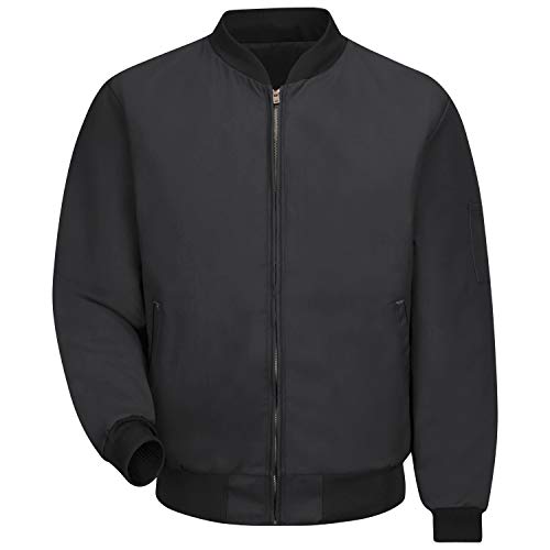 Red Kap mens Red Kap Men's Solid Team Jacket work utility outerwear, Black, 3X-Large US - Image 3