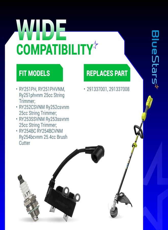 BlueStars 291337001 Ignition Coil with Spark Plug - Image 4