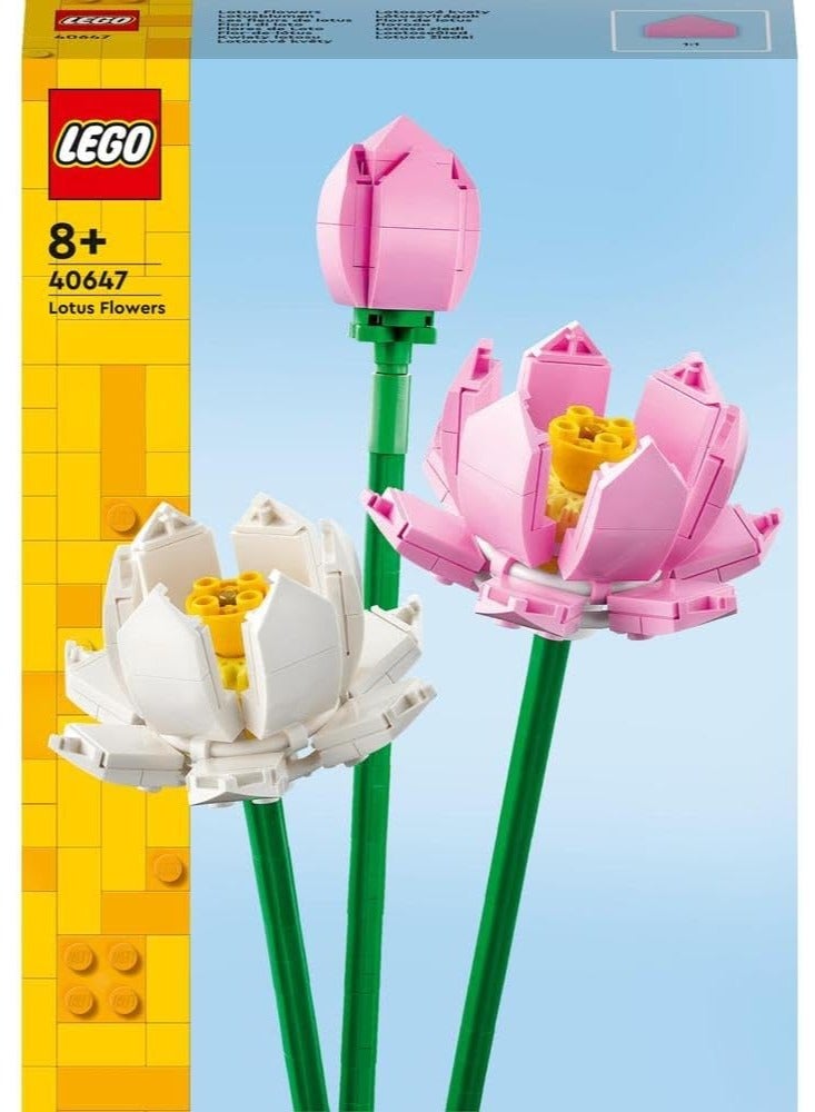 LEGO Icons Botanical Flowers - Lotus  40647 Building Blocks Toy Set; Flowers Botanical Collection (220 Pieces)  - Image 2