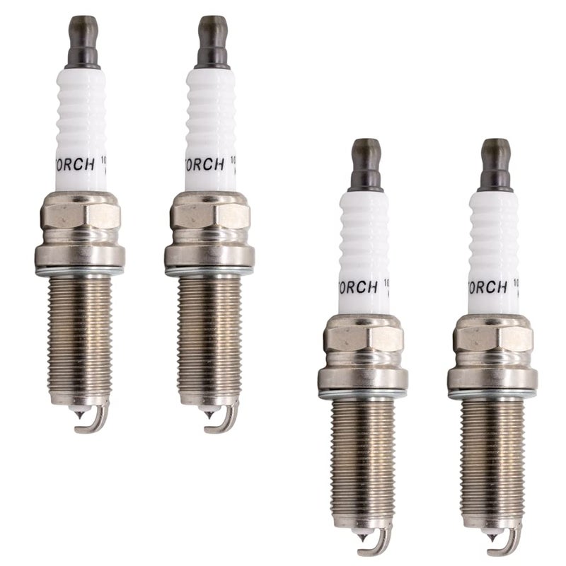 TORCH 4 PCS TORCH KL6RTI Spark Plug Replace for NGK LZFR6AI3656 Spark Plug for Bosch 0242240698 for Champion REC10PYPB47579 for Denso IKH20TT4704Fit for Mitsubishi Eclipse L4 24LOEM