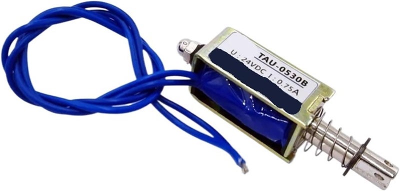Open Frame Solenoid Electromagnet Push Pull Force 12V 24V 6V DC - Image 1