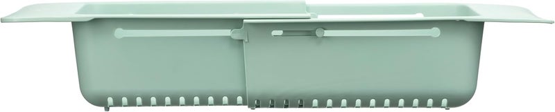 inochi Yoko Adjustable Over-the-Sink Dish Drying Rack | Expandable up to 14 inches | Fits most Sinks | Tableware Fruit Holder | Multi-Purpose Dish Drainer Rack - Tea Green-Matcha - Image 5