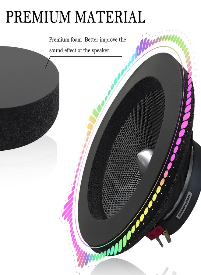 CXCCOI 4PCS 3in1 Car Speakers Foam with Self Adhesive,Multi-Size 6" 6.5" 6.75" Ring Speaker for Car Door Speakers Enhance Sound Clearer,Universal Bass Blockers for 6.5 Speakers 360° Surround - Image 3