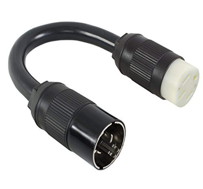 Conntek PSS21450 1.5-Feet 50-Amp 125/250-volt Shore Power SS2-50P/ Generator CS6365 Locking Plug to NEMA 14-50R Female Connector, Black - Image 5