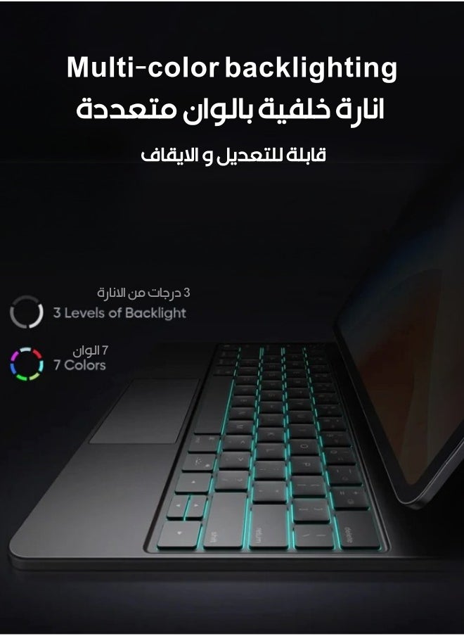 Premix Keyboard for iPad 11 Pro , Air 4 , Air 5 , Air 11 inch English & Arabic  - Image 5