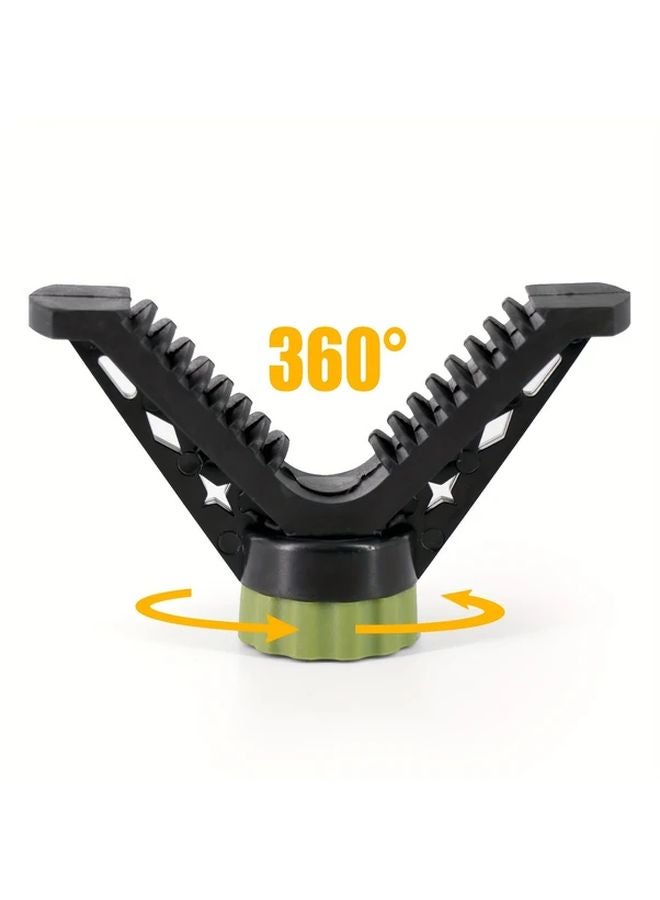 Green V Head 360 Degree Rotation Tripod Head Portable Camera Holder Mount For Hunting - Image 2
