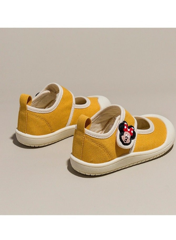 Disney Children's Canvas Shoes With Soft Soles For One Foot Kick - Image 3