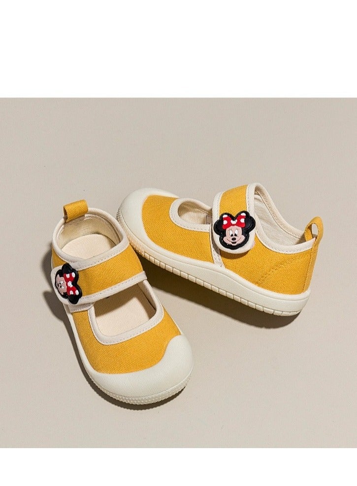 Disney Children's Canvas Shoes With Soft Soles For One Foot Kick - Image 4