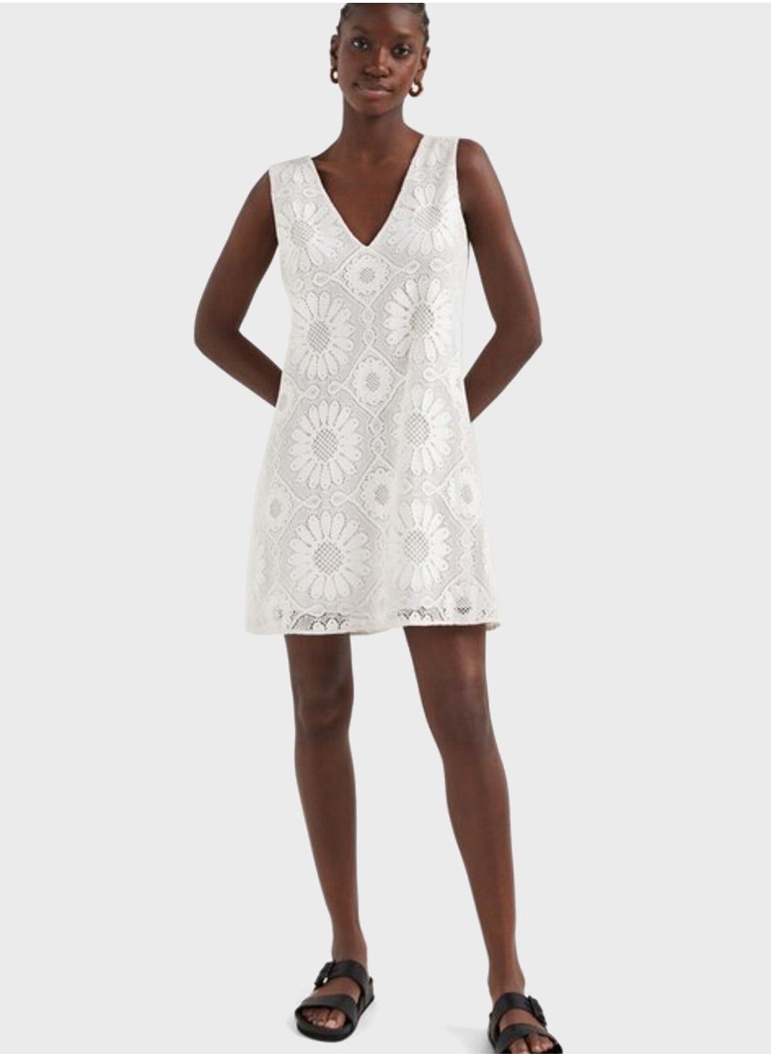 Desigual white deals lace dress