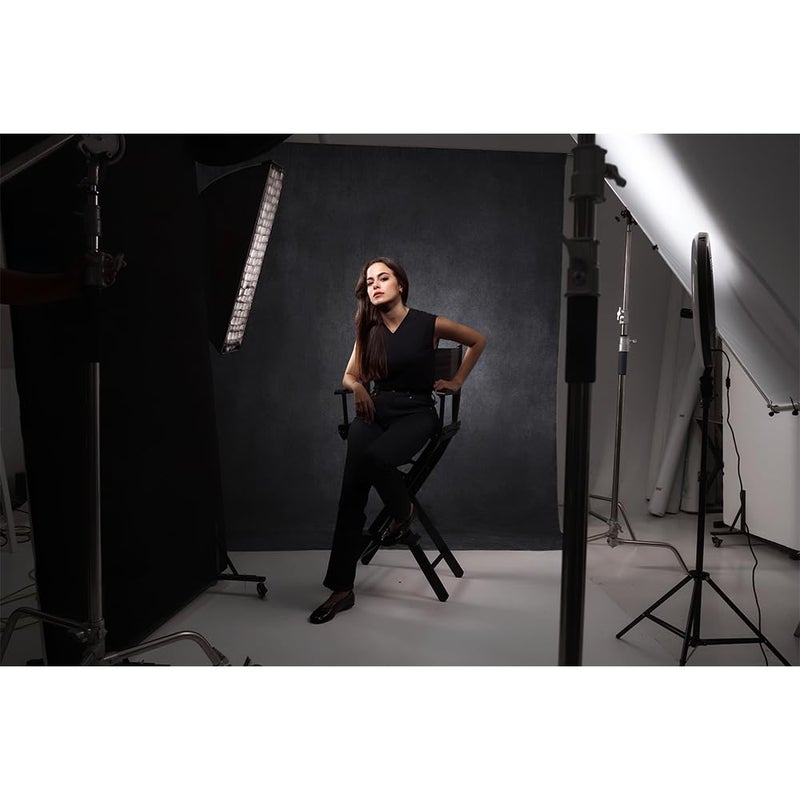 UrcTepics 8Ã—10 ft Dark Grey Fabric Photo Backdrops, Classic Abstract Texture Backdrop for Headshots and Portraits, Vintage Photography Background for Studio and Events. - Image 5