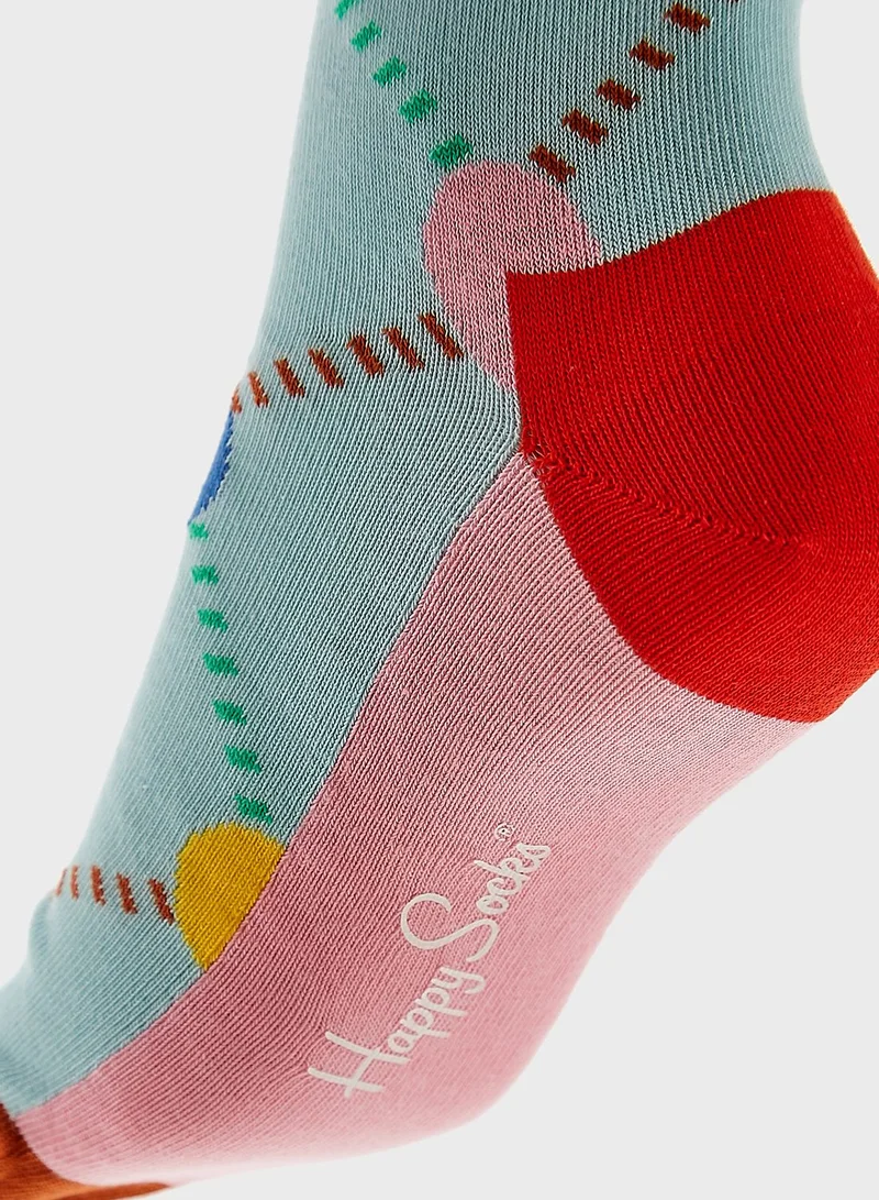 Happy Socks Argyle Dot Socks