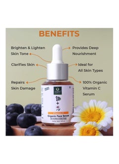 Organic Harvest Vitamin C Face Cream 50gm And Serum 30ml Pack Of 2  - Image 4