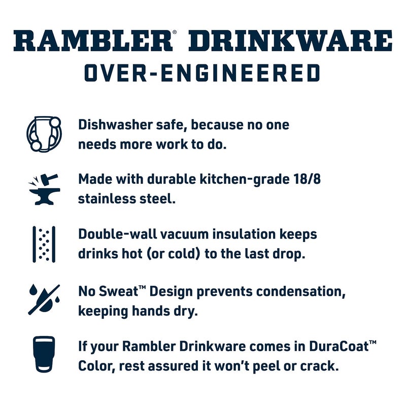 YETI Rambler 18 oz Bottle, Vacuum Insulated, Stainless Steel with Chug Cap, King Crab - Image 4