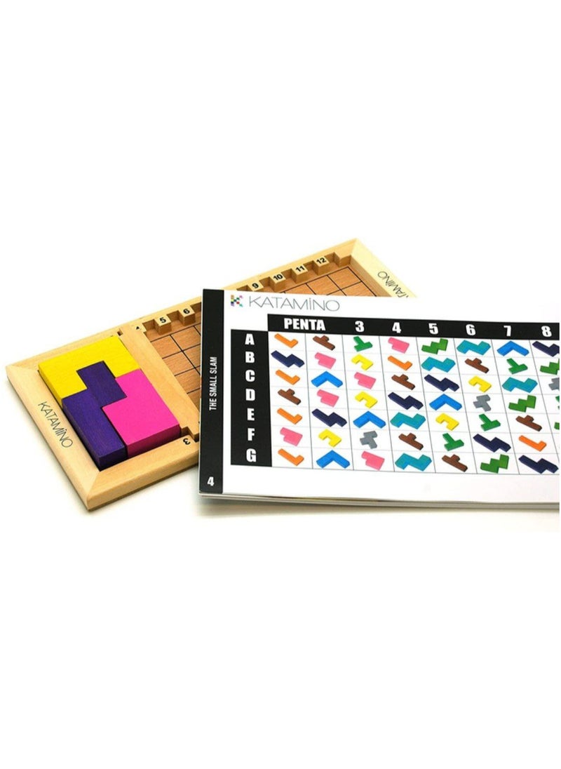 Educational Intelligence Puzzle Toys for Kids Katamino Blocks Wooden Challenges Learning Tetris Blocks Tangram Cubes Wooden Toys for Kids  - Image 1