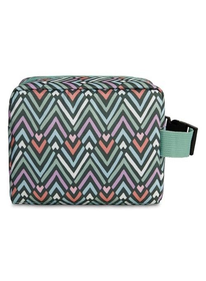 PackIt Freezable Snack Box, Diamond Chevron, Built with ECOFREEZE Technology, Collapsible, Zip Closure with Buckle Handle, Designed For Work Snacks, Fresh Snacks On the Go, Adults, and All Ages - Image 4