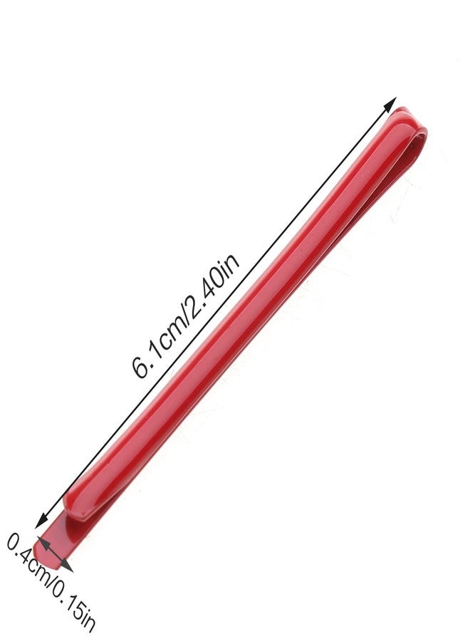 CHENATING Bangs Bobby Pins Red Hair Barrettes Metal Hair Side Clips Non Slip Cosplay Hair Clips Decorative Hair Barrettes Red Bobby Pin - Image 2