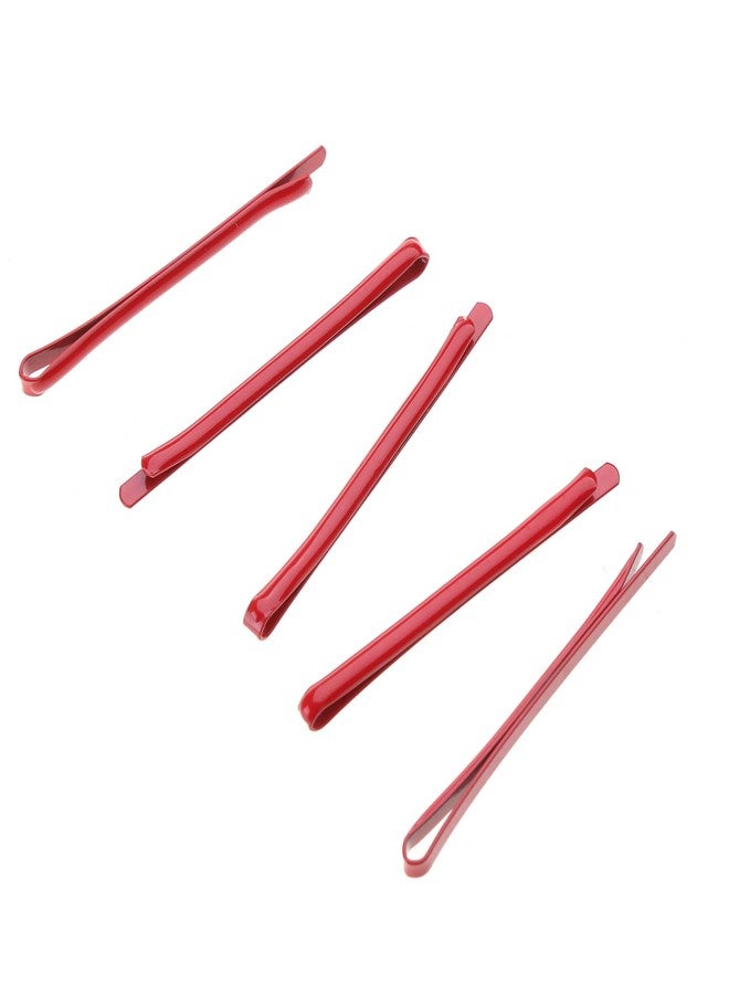 CHENATING Bangs Bobby Pins Red Hair Barrettes Metal Hair Side Clips Non Slip Cosplay Hair Clips Decorative Hair Barrettes Red Bobby Pin - Image 1