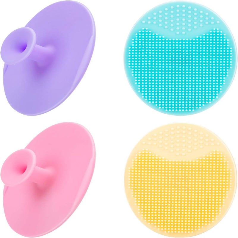 Four-piece silicone cleansing brush, facial exfoliating blackhead cleaning brush, deep cleansing skin care face brush - Image 2