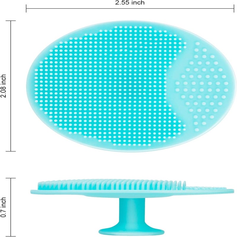 Four-piece silicone cleansing brush, facial exfoliating blackhead cleaning brush, deep cleansing skin care face brush - Image 3