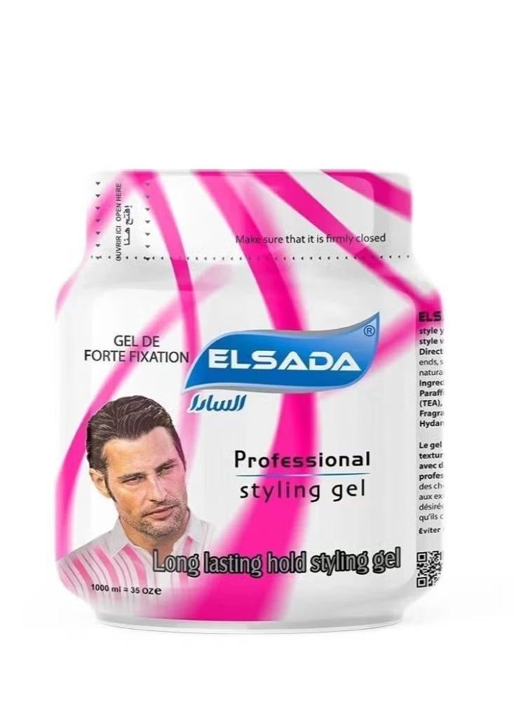Elsada Sada Professional Long-Lasting Styling Gel - 1000 ml