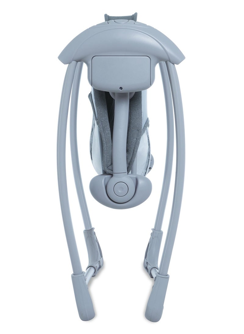 Mastela Automatic Baby Swing for Newborns and Newborns with Music, Breathable Fabric, 2 Stuffed Dolls and Hanging Toys, Powered by Charger or Battery Cell - Image 2