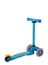 Micro Kickboard - Mini Deluxe - Three Wheeled, Lean-to-Steer Swiss-Designed Micro Scooter for Toddlers & Children with Adjustable Handlebar for Ages 2-5 (Ocean Blue) - Image 2