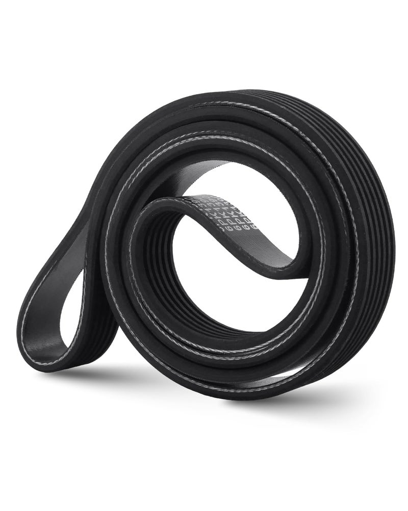 Vudajuley Engine Serpentine Drive Belt Fit for Ford F150 Explorer Expedition Mustang for Chrysler for Freightliner for GMC for International for Harvester for Lincoln Replace K060547 0124196014 - Image 3
