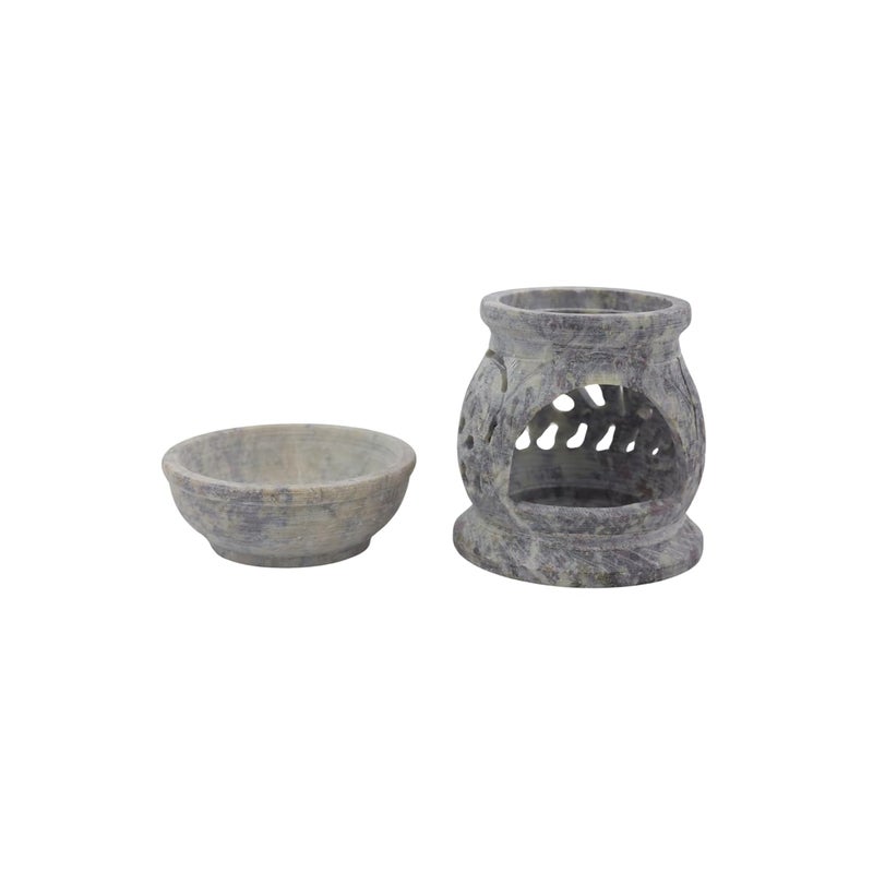 Natriel Elegant Soapstone TLight Holder Candle Holder Carvings A Thoughtful Gift Loved Ones Decorative Showpiece Natural and Handmade Product from Artisan Elephant Hourglass - Image 5