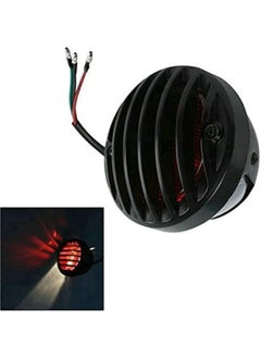 Motorcycle Tail Light Lamp Rear Brake Stop Light Skull Style License Plate for Bobber Chop per Cafe Racer Universal Motor Accessories