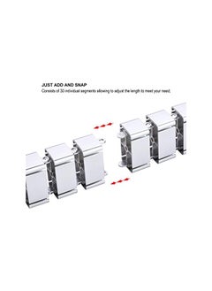 PROMASS promass Vertebrae Cable Management Spine Kit | Height Adjustable Desk Quad Entry Wire Organizer,Gray  - Image 4