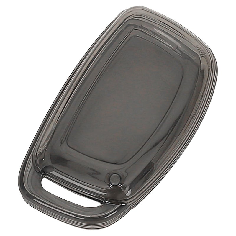 JVCV غطاء شفاف ناعم من TPU متوافق مع هيونداي ألكازار كريتا فينيو i20 توكسون إيلانtra سيارة i10 جراند i20 إكسنت فيرنا 4s توكسون إيلانtra جراند i10 نيوس 4/3 زر مفتاح ذكي (أسود شفاف) - Image 4