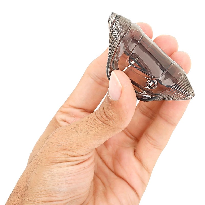 JVCV غطاء شفاف ناعم من TPU متوافق مع هيونداي ألكازار كريتا فينيو i20 توكسون إيلانtra سيارة i10 جراند i20 إكسنت فيرنا 4s توكسون إيلانtra جراند i10 نيوس 4/3 زر مفتاح ذكي (أسود شفاف) - Image 5