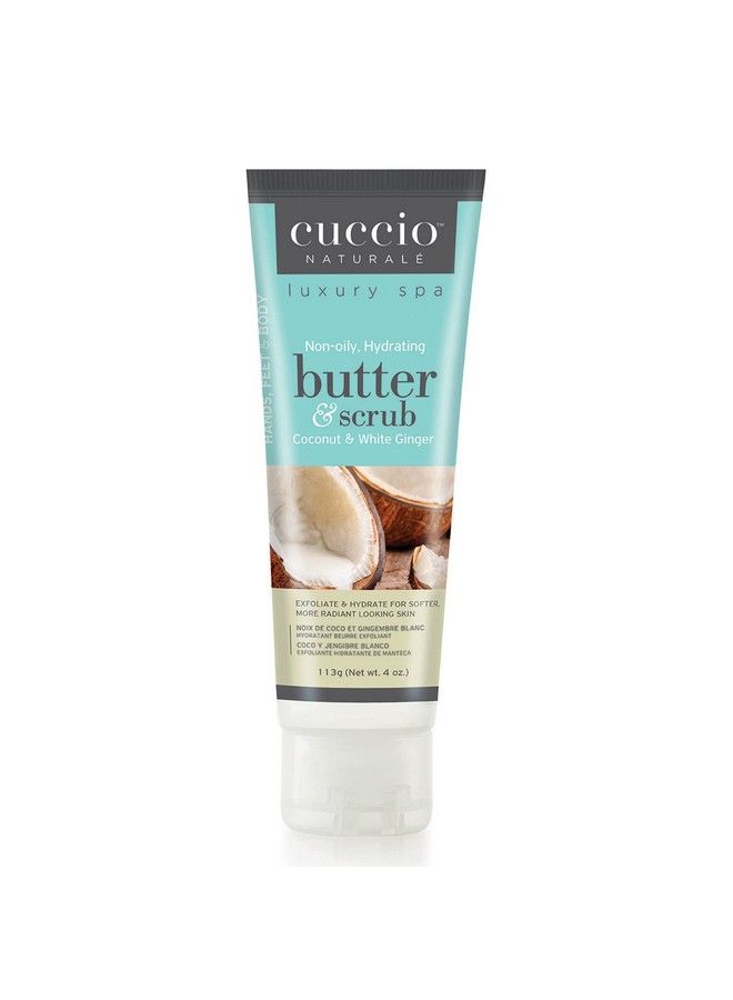 Cuccio Coconut & White Ginger Butter & Scrub ? 4 Oz. - Image 2