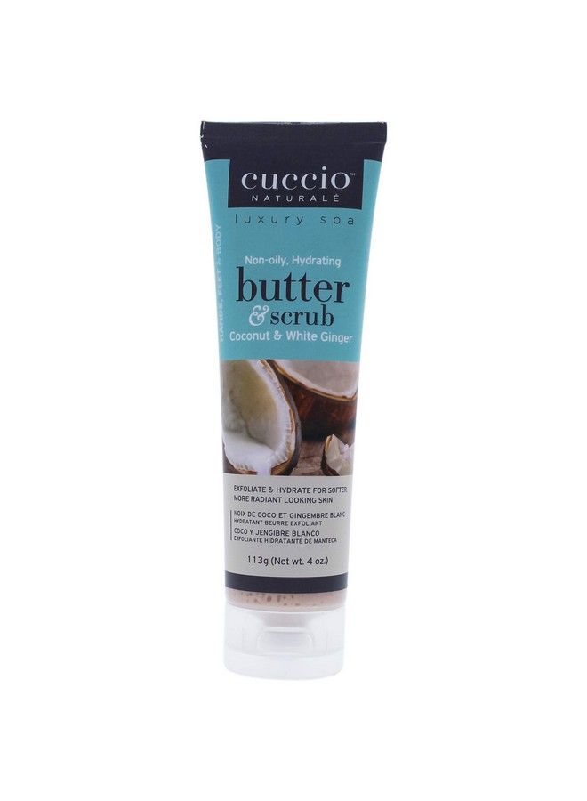 Cuccio Coconut & White Ginger Butter & Scrub ? 4 Oz. - Image 4