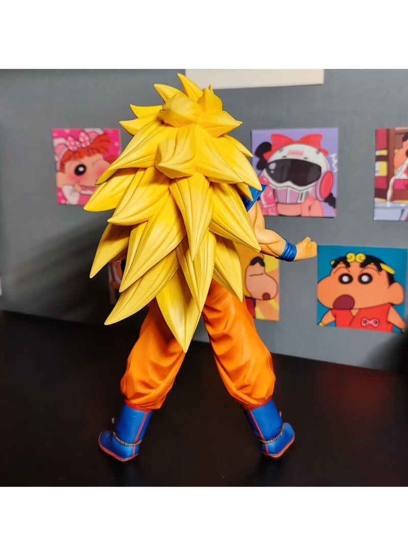 general Dragon Ball figures super three Wukong figures two-dimensional anime doll model ornaments exquisite restoration the best choice for fans 28cm - Image 3